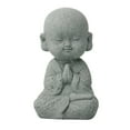 thumbnail image 2 of Adorable estatua de Buda, artesanía, figura china, estatua de Buda monje, bebé monje, Buda Sentado, 2 of 9