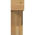 thumbnail image 2 of Ekena Millwork 8"W x 22"D x 22"H Traditional Block Rough Sawn Bracket w/ Offset Brace, Western Red Cedar, 2 of 25