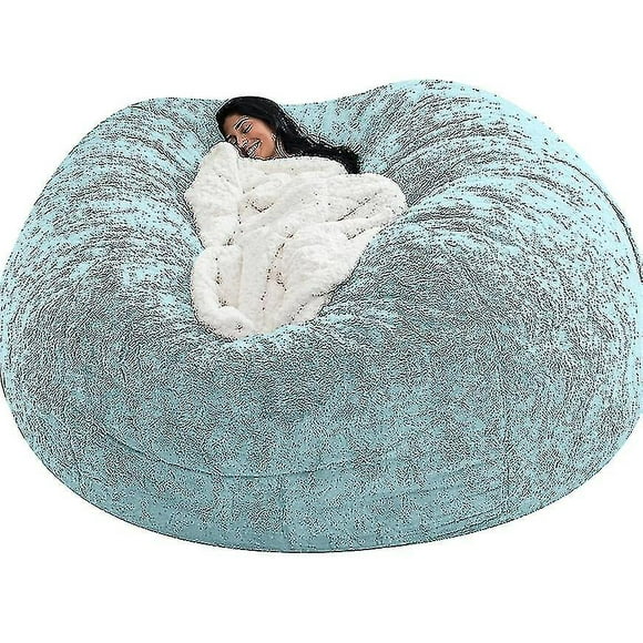 Lazy Sofa Bean Bag Artificial Fur Bean Bag Bean Sofa (without Filler)