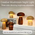 thumbnail image 3 of Pompotops Rechargeable Night Light Table Lamp Bedroom Light Gift Three-color Dimming With Adjustable Brightness, Valentine's Day Gift, 3 of 5