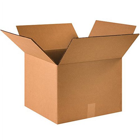 BOX USA 10 Pack of Heavy-Duty Double Wall Corrugated Cardboard Boxes, 18" L x 18" W x 16" H, Kraft, Shipping, Packing and Moving