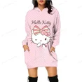 thumbnail image 2 of Sudadera con capucha de dibujos animados Kawaii HELLO KITTY para mujer, sudadera con estampado gráfico Y2K de estilo Harajuku, sudadera con capucha de los años 90 para mujer, 2 of 5