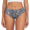 thumbnail image 1 of Balery Daisies Flowers Ropa Interior de Algodón para Mujer con Dibujo – Braguitas Cómodas y Elásticas, Estilo Clásico-X-Large, 1 of 6