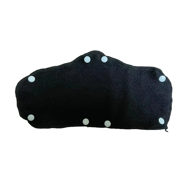 Kearding Banda para el sudor del sombrero, forro para casco, bandas para casco, mano de obra fina, lavable, duradero, transpirable, pieza Suministros de limpieza para el hogar Negro