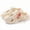 With red mark - sand color, variant on Men'S Summer Outdoor Closed-Toe Clogs with Breathable Perforations, Non-Slip Coconut Half-Slippers Sandals