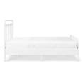 thumbnail image 6 of Mainstays Kids Full Size Metal Platform Bed Frame, White, 6 of 9