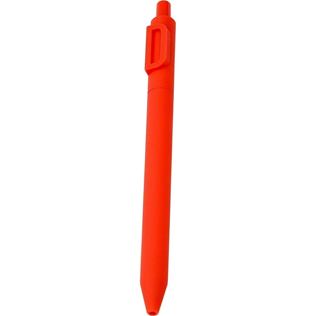 D Alphabet Letter Pen D With 0.5Mm Black Ink Core For Students School Supplies Writing Tool Large Capacity Smooth Writing Lightweight Plastic Barrel Kids Learning Educational Tool