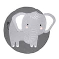 thumbnail image 3 of Animaux Bébé pour Chambre de Bébé Rond Éducatif Chaud Doux Tapis d'Activité Éléphant, 3 of 8