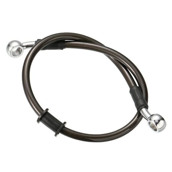 50cm 19.69" Motorcycle Braided Brake Clutch Oil Hoses Line Pipe Clutch Throttle Gas Line Fuel Pipe for ATV Dirt Bike