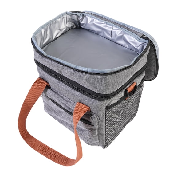 YAHHU 3‑Layer Insulated Picnic Cooler Bag – 32‑Bottle Capacity, Waterproof, Dual Handles, Ideal for Camping & Beach Trips