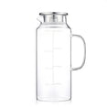 thumbnail image 2 of Glass Pitcher 2 Liter Large Capacity with Stainless Steel Lid, High Borosilicate for Cold Water, Tea, Juice – Best for Refrigerator, Parties, Family Use, 2 of 7