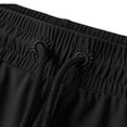 thumbnail image 6 of Gpoecd Cargo Shorts Women Summer Casual Waist Outdoor Beach Shorts with Zipper Pockets for Running and Travel Sweatpant Shorts Black,XXL, 6 of 9