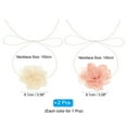 thumbnail image 2 of Uxcell Collier Camélia pour Femmes, 2 Pcs Rose, Collier Ras-du-Cou Fleur Blanche Ajustable Accessoires de Mode, 2 of 6