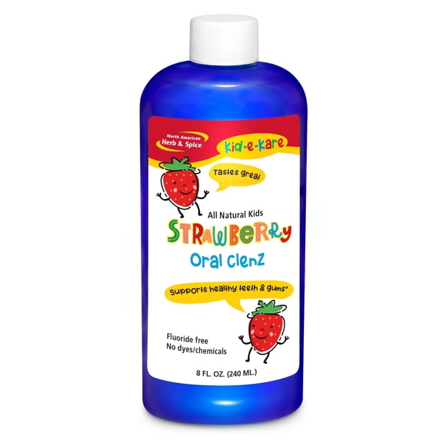 Enjuague bucal North American Herb & Spice Kid-e-Kare Strawberry 240 ml