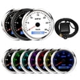 thumbnail image 2 of 85mm GPS Marine Speedometer 0-30 km/h Tachometer with 7-color Backlight Odometer Compatible with Marine Yachts, 2 of 5