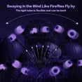 thumbnail image 2 of Halloween Decorations Outdoor Solar Scary Eyeball Lights,2PACKS 12LED Green Eyeball Swaying Firefly Lights,Waterproof Solar Halloween Path Lights for Yard/Garden/Lawn/Party Decor, 2 of 7