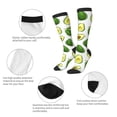 thumbnail image 6 of Daiia Sports Socks Avocado1 Printed Novelty Crew Socks for Men Women Knee High Socks Cotton Socks Soft & Breathable Support Unisex Socks, 6 of 9
