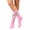 ZA-Pink-socks for women, variant on Womens Funny Monster Crew Crazy Socks Cute Novelty Mid Calf Ribbed Knit Socks Soft Stretchy Fun Socks