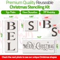 thumbnail image 3 of Kit de plantillas navideñas Ulpo Crafts, 36 unidades, madera reutilizable, 3 of 7
