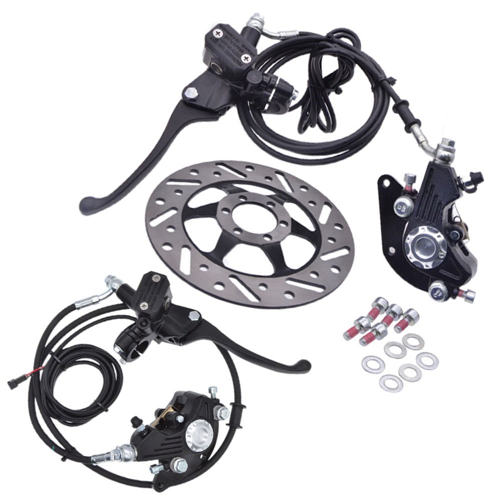 E-Bike Hydraulic Disc brake Set folding Electric Bicycle Power Cut Off Braking