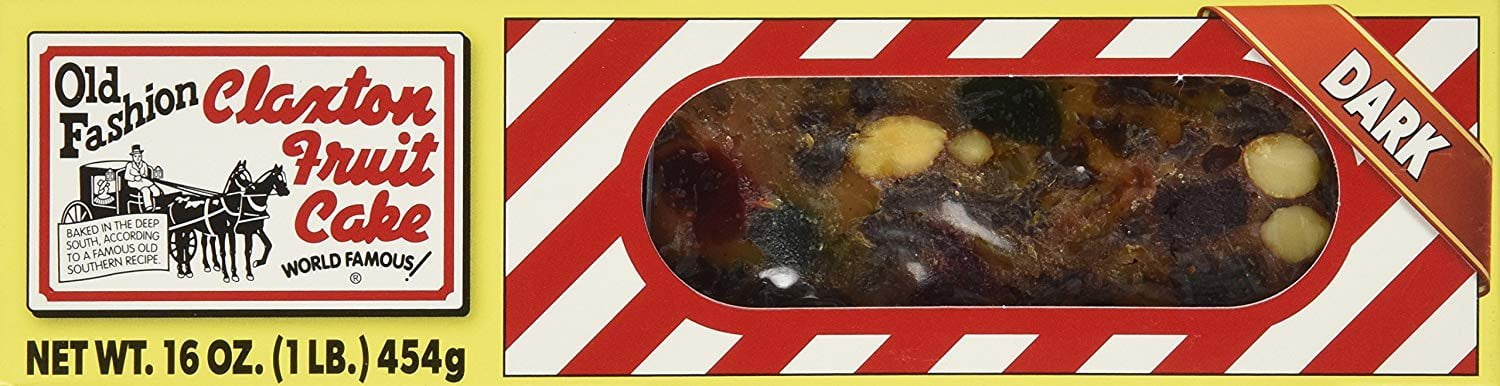 Claxton Fruitcake FRUIT CAKE Boxed 1 lb Dark Recipe