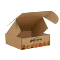 thumbnail image 2 of Ucanpack Pumpkin Design Halloween Mailer Boxes B-Flute Holiday Corrugated Box Kraft, 8 x 3 x 3" - 50 Pcs, 2 of 7