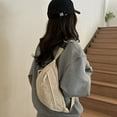 thumbnail image 6 of Waist Pack Corduroy Pack Solid Color Fashion Travel Belt Bag Large Capacity Sports Bag for Teen Adult Chest Bag, 6 of 9