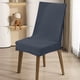 thumbnail image 1 of Funda de almohada de color liso cepillada de alta elasticidad para silla, funda de asiento suave y cómoda, resistente a la suciedad, funda de silla adecuada para silla de comedor, cojín suave, 1 of 4
