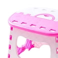 thumbnail image 2 of Toystoory Taburete plegable, asiento pequeño de plástico, silla portátil para terminar, acampar, actividades al aire libre Conjuntos de muebles de dormitorio Rosado Toystoory HA024157-01, 2 of 6