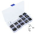 thumbnail image 4 of Snap Fastener Tool Kit,200Pcs Bullet Rivet Punk Nail Rivet Leather Craft Press Stud Exceptional Reliability, 4 of 14