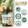 thumbnail image 5 of Ashwagandha Supplements - 2100mg Ashwagandha Capsule for Women & Men, Natural Antioxidant Support, Ashwa Root Extract, Extra Strength Calm Support with Black Pepper, Vegan & Gluten Free - 60 Capsules, 5 of 10