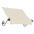 thumbnail image 1 of AWNTECH 4 ft. Charleston Scrolled Arm Style Door/Window Awning Fixed Outdoor Canopy 52.5 Inch W x 18 Inch H x 36 Inch Proj, Linen, 1 of 1