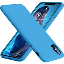 Entronix Silicone Soft Case Designed for iPhone XS Max Shockproof Durable Slim Fit, (Aqua)