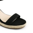 thumbnail image 3 of DREAM PAIRS Espadrilles Wedge Sandals for Women, Women's Open Toe Summer Dressy Sandals with Adjustable Ankle Strap and Soft Footbed, 3 of 8