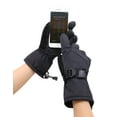thumbnail image 2 of Men's Abstract Deluxe Touchscreen Sport Ski Gloves,Black,S, 2 of 4