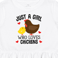 thumbnail image 4 of Inktastic Just a Girl Who Loves Chickens Girls Toddler Dress, 4 of 5