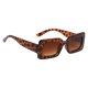 thumbnail image 2 of Gafas de conducción de moda Protección Verano Gafas al aire libre Gafas de sol rectangulares para mujeres Hombres para viajar Fiesta en la playa Marrón Yinane anteojos de mujer, 2 of 8