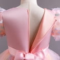 thumbnail image 7 of FYDUU Girls Puffy Pageant Rainbow Tulle Princess Dresses Tiered Birthday Party Tutu Gown With Long Train Formal Performances Dresses 7-8 Years, 7 of 7