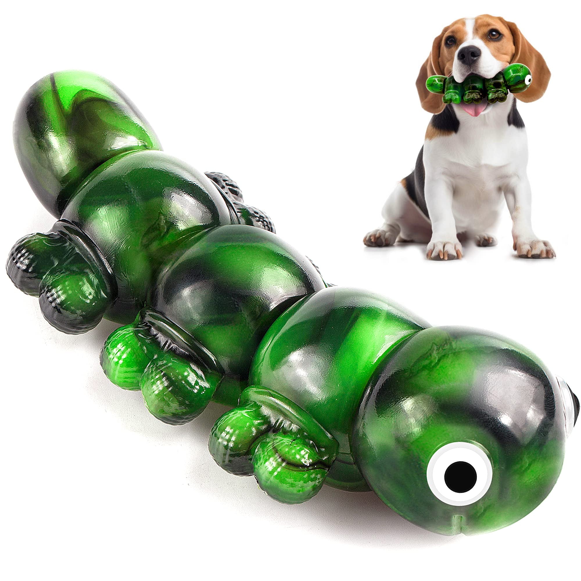 Dog Chew Toys for Aggressive Chewers - Indestructible Dog Toy to Reduce Pet Anxiety and Boredom for Small, Medium, Large Breed