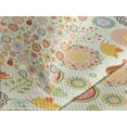 thumbnail image 4 of Ambesonne Retro Quilted Bedspread Set 3 Pcs, Flowers Singing Birds, Queen Size, Multicolor, 4 of 5