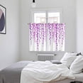 thumbnail image 3 of Purple Polka Dots Kitchen Curtains Window Panels, Vintage Abstract Art Watercolor Insulated Window Treatment Curtain, Grommet Curtains for Bedroom/Living Room/Bathroom, 2 Piece 52"Wx63"L, 3 of 8