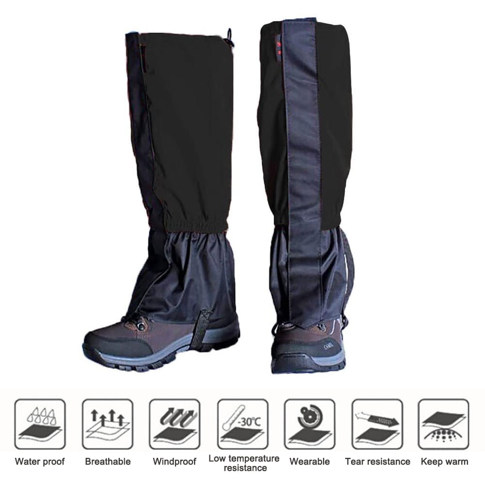 Bteathable Snow Shoe Cover Against Snake Bug Mud Dirt for Walking Climbing Dupeakya Kids Snow Gaiters 