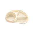 thumbnail image 2 of Rewenti Plateau de Repas Sectionné pour la Rentrée et Ensemble d'Assiettes Légères en Plastique et de Couverts pour la Rentrée, Conçu pour Prévenir le Transfert des Saveurs, 2 of 6