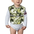 thumbnail image 6 of Zufioo Hawaii Palms Print Toddler Adjustable Waterproof Bib, 11.6x15 Inch Feeding Bib Suitable for 6-24 Month Babies, 6 of 8