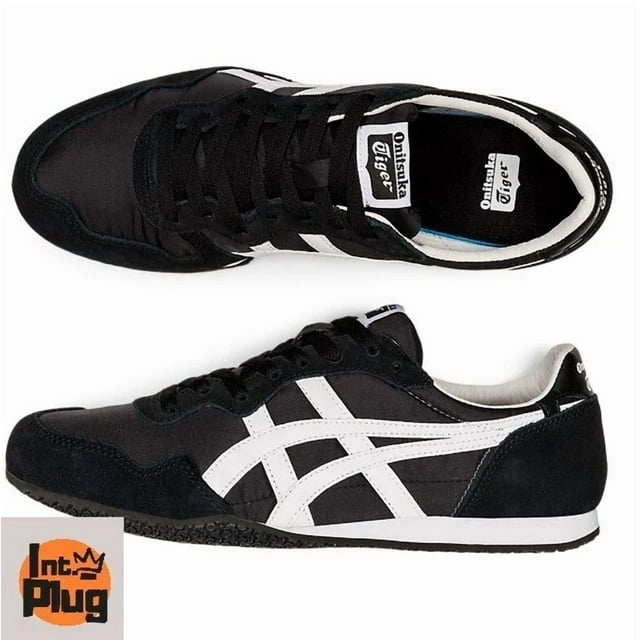 Onitsuka & Tiger SERRANO BLACK / WHITE 1183B400.001 UNISEX Sneaker NEW!! Men's 6.5