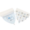 thumbnail image 2 of Pack de 2 baberos insulares para bebé, paño absorbente de sudor de algodón yeacher Baberos, 2 of 7