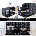 thumbnail image 3 of 3 Sided Splatter Guard Foldable Grease Splatter Screen for Frying Pan Aluminum Foil Splash Guard for Stove Top Oil Splash Insulation Block Barrier for Cooking Kitchen Restaurant Use, 3 of 7