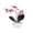 Z_Purple1, variant on Artificial Orchid with Vase Flowers for Kitchen Table Centerpieces Large Orchid Phalaenopsis Orchid Plant Faux Flowers Indoor Room Decoration