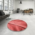 thumbnail image 4 of Ahgly Company Machine Washable Indoor Round Transitional Red Area Rugs, 6' Round, 4 of 7