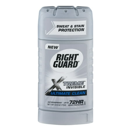 Right Guard Xtreme Invisible Antiperspirant Ultimate Clean, 2.6 OZ
